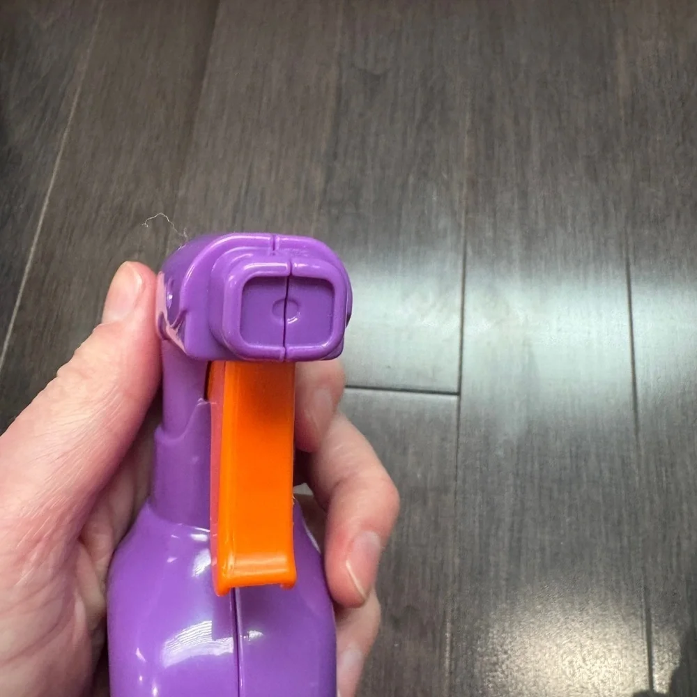 Purple and Orange Kids Toy Spray Bottle for Pretend Play- Does not Spray